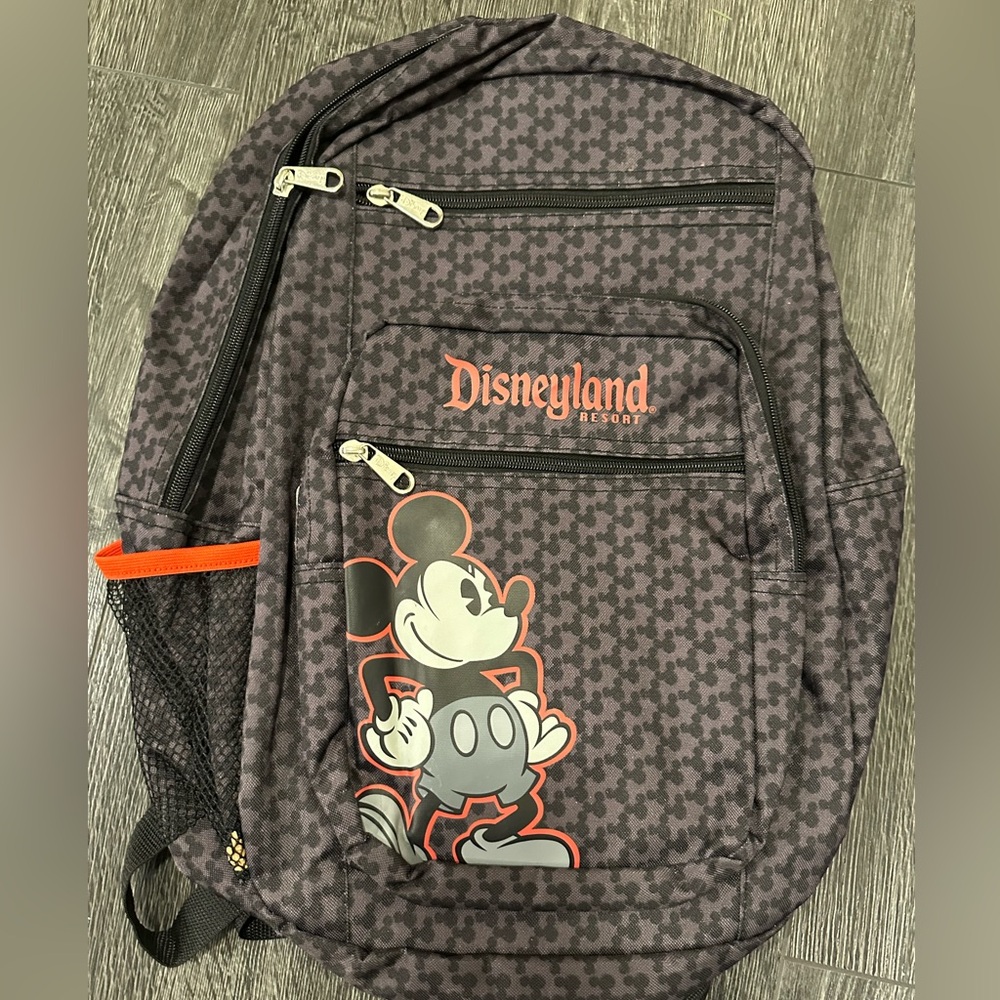 Mickey Mouse Backpack - Black and Gray